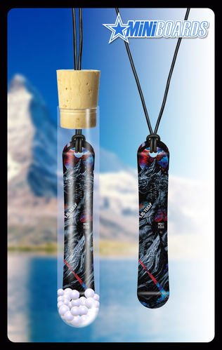 Saison 2017/18 Snowboard Halskette Board Anhaenger Halsband Boarder Kette Style Necklace Miniboards