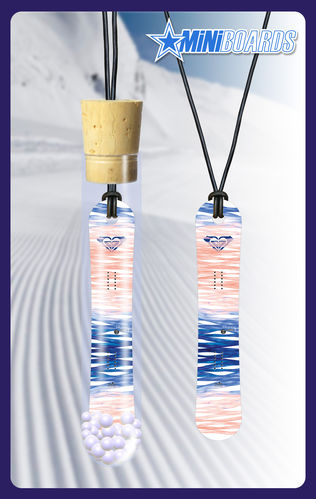 Saison 2019/20 Snowboard Halskette Board Anhaenger Halsband Boarder Kette Style Necklace Miniboards